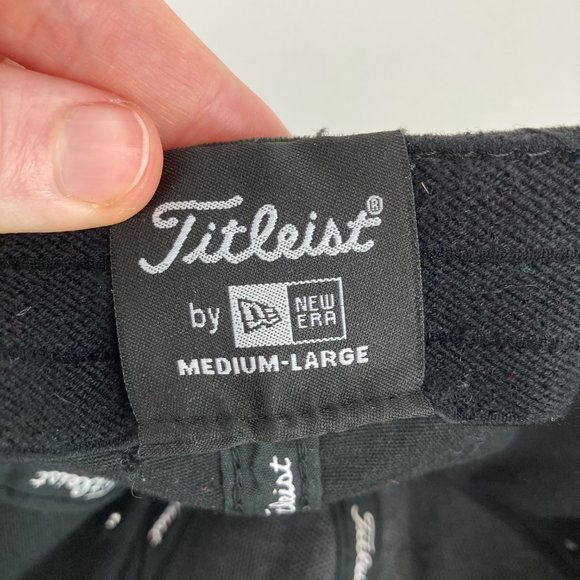 Titleist Black One Size Baseball Cap Hat FJ - Picture 7 of 8